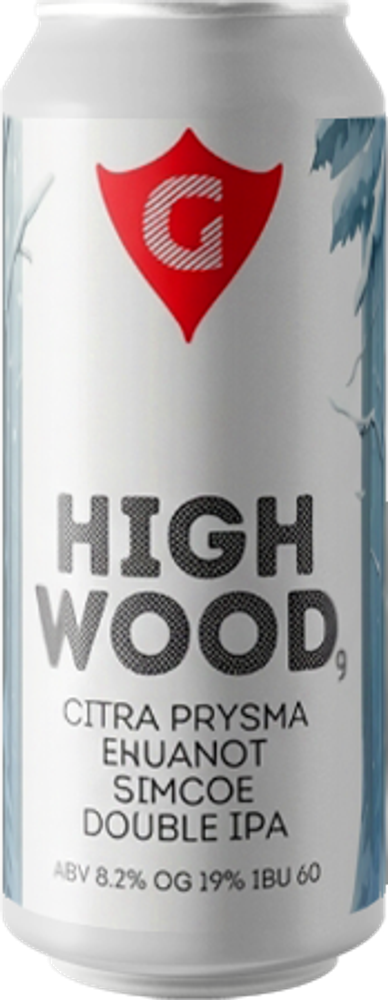 Пиво Гуси Хай Вуд 9 / Gusi High Wood 9 citra prysma х ekuanot х simcoe 0.45 - банка