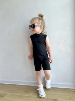 Комбинезон летний в рубчик