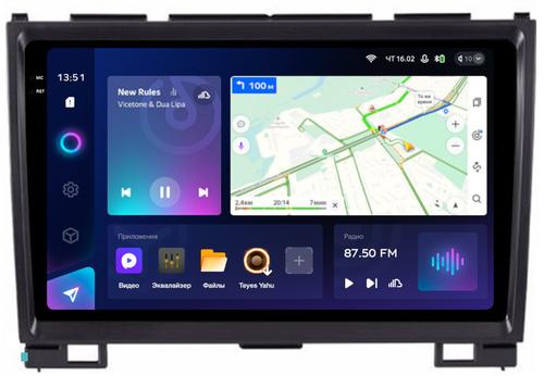 Магнитола для Great Wall Hover H3, H5 (круглые воздуховоды) - Teyes CC3-2K QLed Android 10, Быстрая, SIM-слот, CarPlay