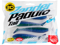 Виброхвост LJ 3D Series Zander Paddle Tail 4.8" (12 см), цвет Z13, 4 шт.