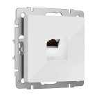 Розетка Ethernet RJ-45 cat. 6A экранированная (белый) W5120101