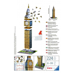 Ravensburger - 3D Пазл Биг Бен 125548 / артикул   125548  / GTIN 4005556125548