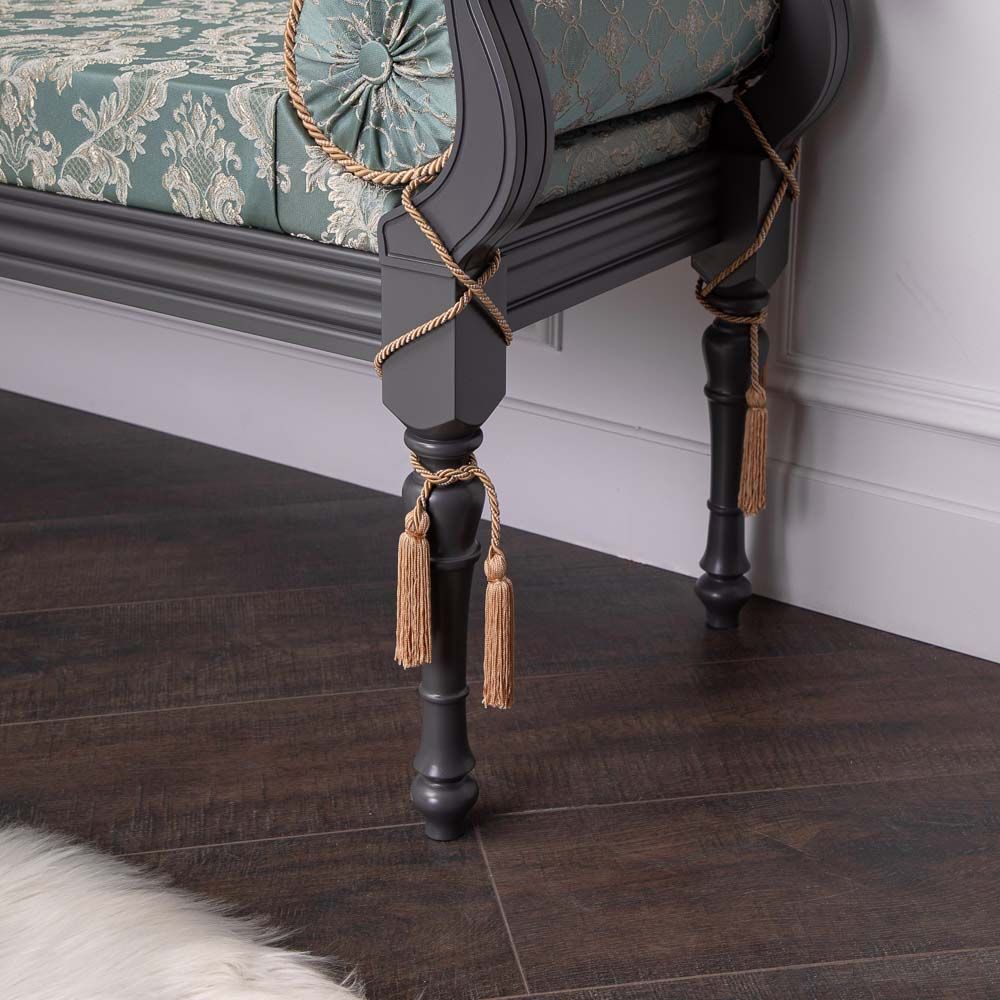 Банкетка Флоренция Серый Каледония Даймонд Минт