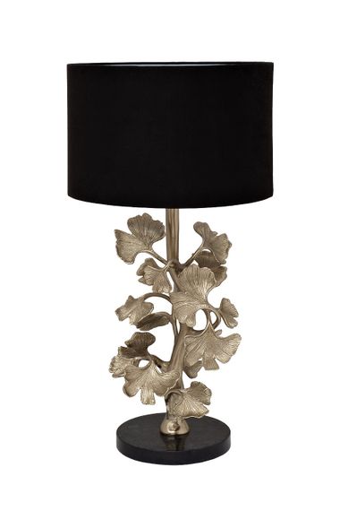 Лампа настольная Ginkgo Leaves с черный абажуром
