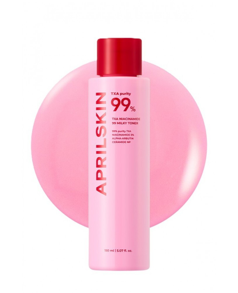Aprilskin Осветляющий молочный тонер TXA Niacinamide 99 Milky Toner 150ml