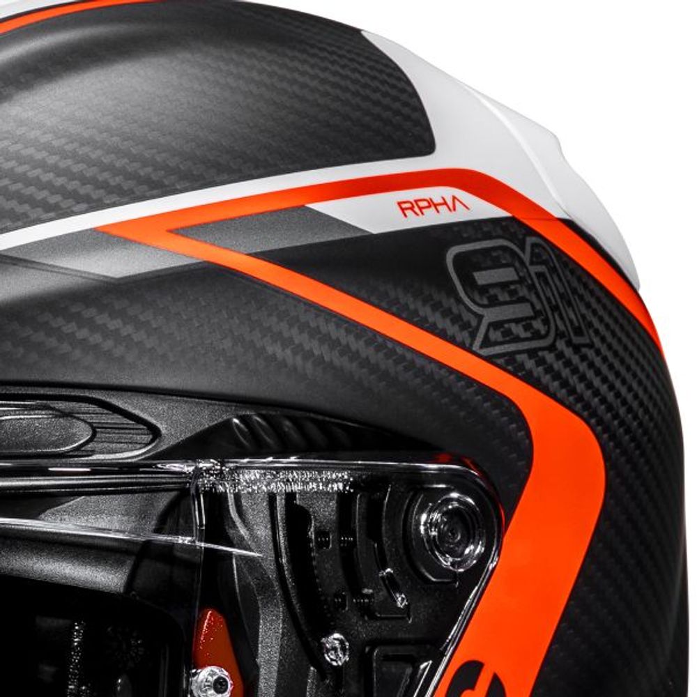 RPHA91 Carbon Lagos MC6HSF / Черно-оранжевый