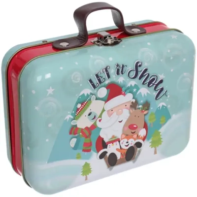 Банка жестяная «Зимние покатушки» 18*13*7,5см