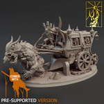 Grand Alliance Death Soulblight Gravelords Black Coach миниатюра для dnd, днд, pathfinder, фентези, Настольная игра, НРИ, Варгейм, РПГ