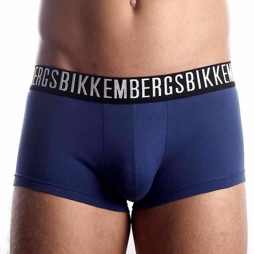 Мужские трусы боксеры синие Bikkembergs Blue Boxer