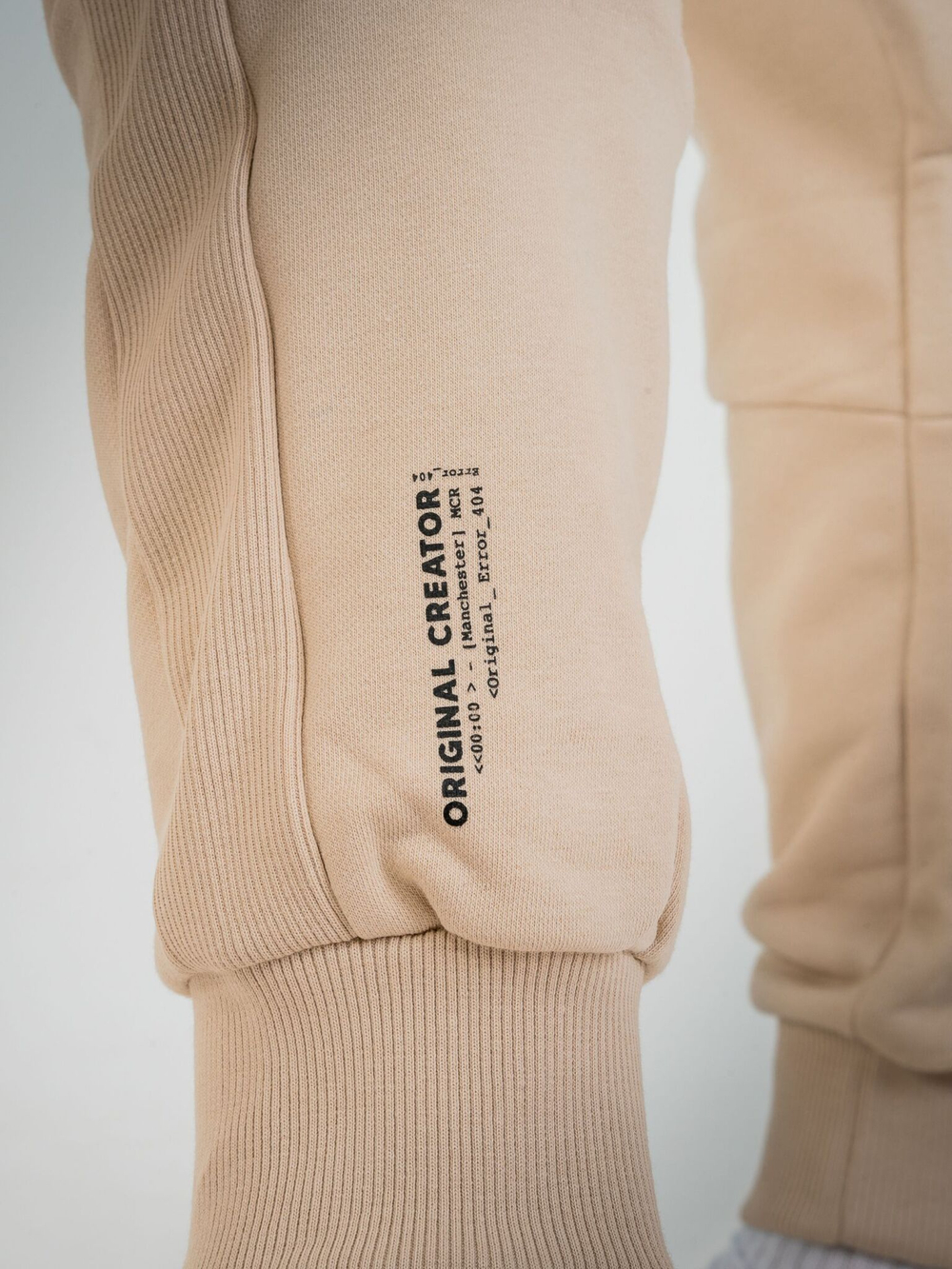Спортивные штаны мужские ORIGINAL CREATOR, ERROR_404 JOGGERS, Бежевый