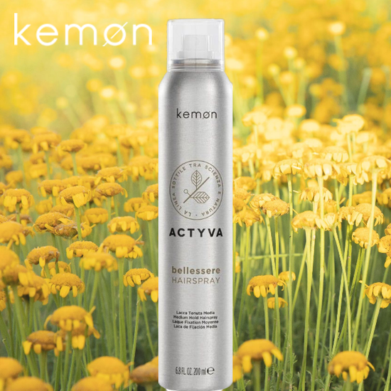 Kemon Лак для волос лёгкой фиксации Actyva Bellessere Hairspray Velian, 200 мл