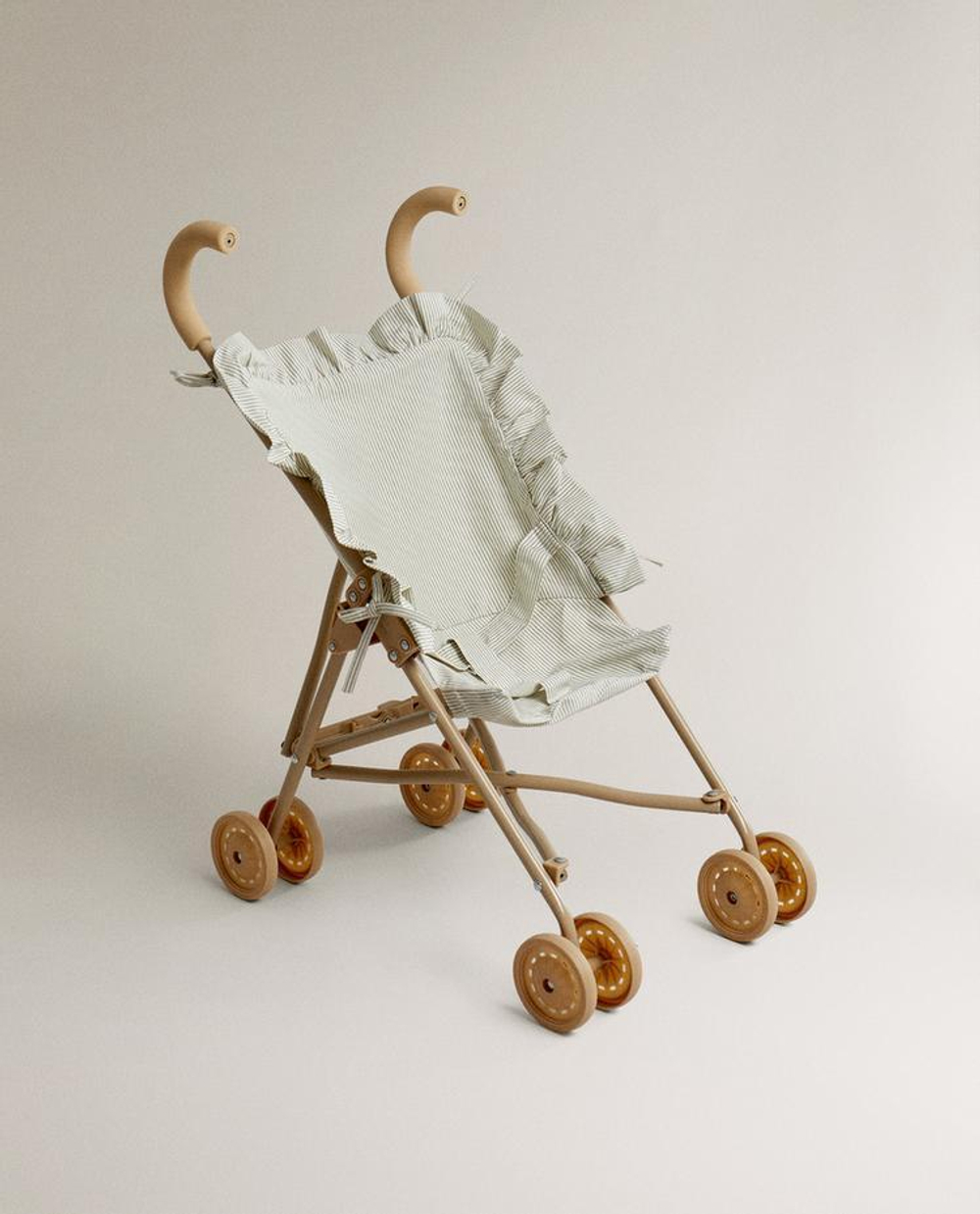 ZARA HOME ДЕТСКАЯ КОЛЯСКА ДЛЯ КУКЛЫ, КРЕМОВЫЙ