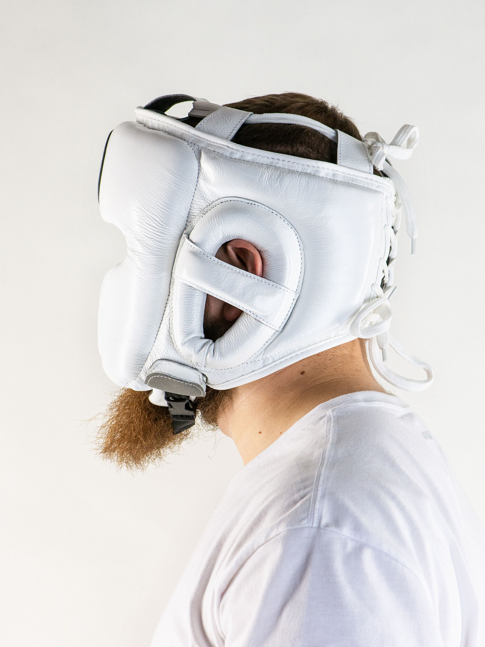 Шлем боксерский LEADERS LS MEX WH (белый)