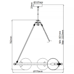 Люстра Feiss, Арт. QN-HARPER5