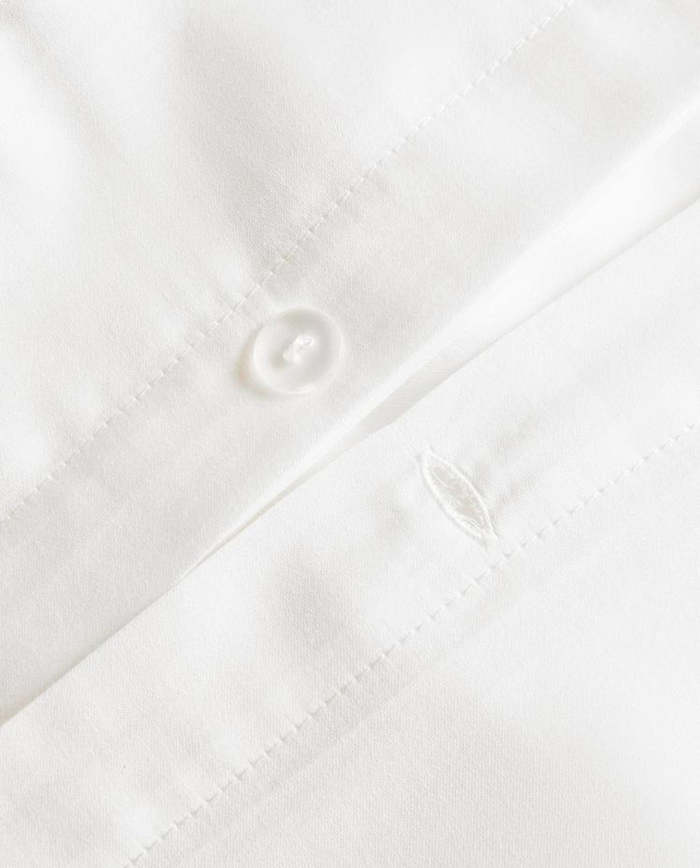 ZARA HOME САТИНОВЫЙ ПОДОДЕЯЛЬНИК С КОНТРАСТНОЙ ОТДЕЛКОЙ, ЧЕРНЫЙ