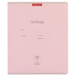 Тетрадь школьная А5 12л косая линия,ассорти "Классика Light" (Erich Krause) микс цветов (комплект 5 шт)