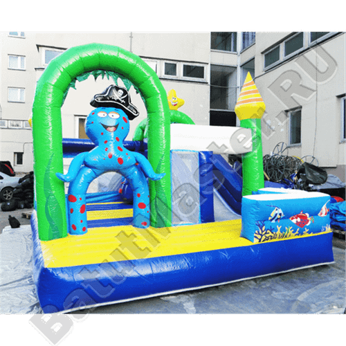 Коммерческий надувной батут "Осьминог"