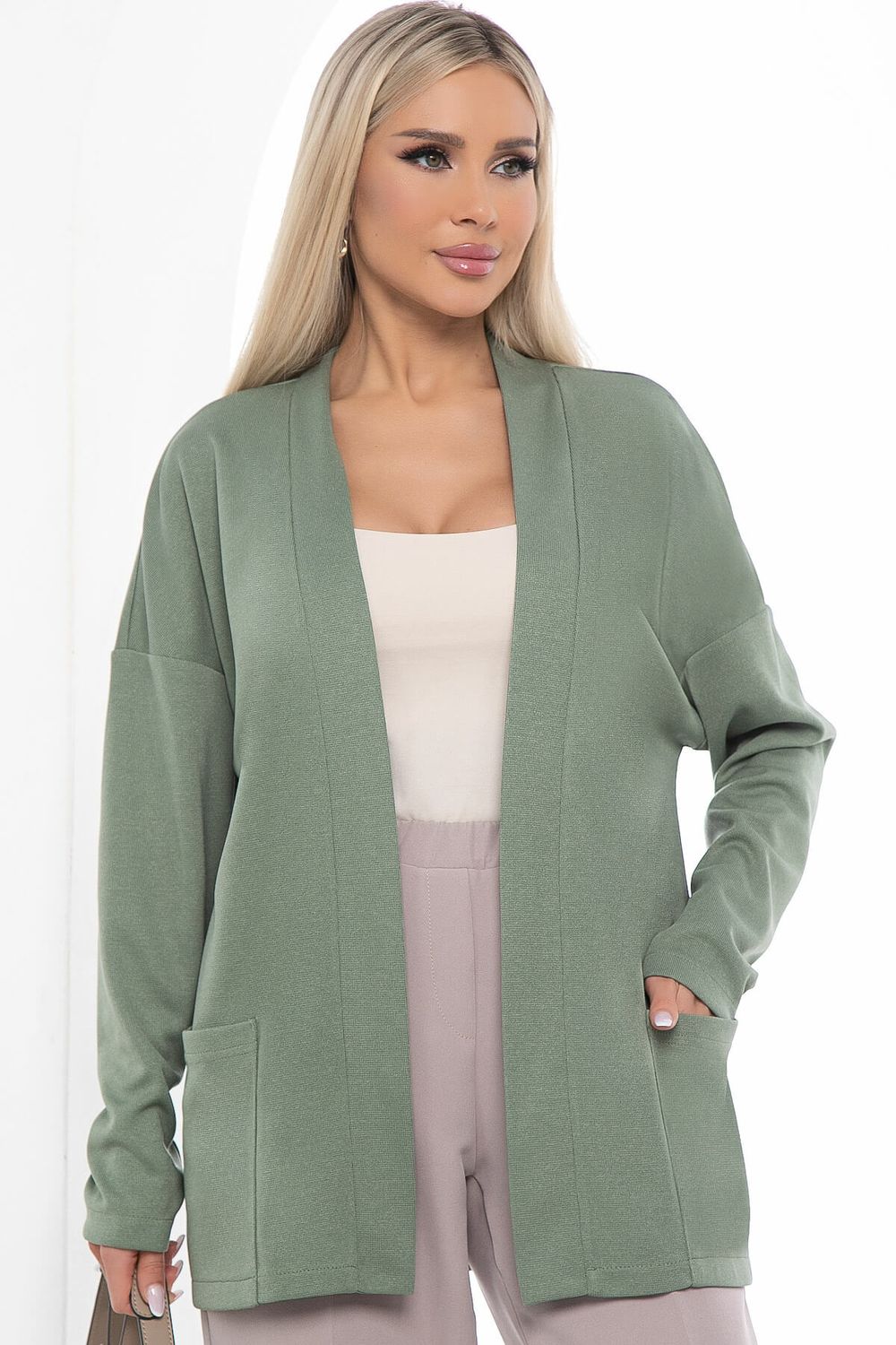 Кардиган "Анника" (олива) Б9013 LT Collection