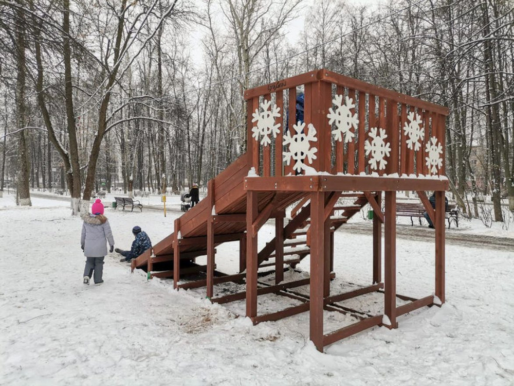 Зимняя горка TORUDA Лисичка (скат 4 м)