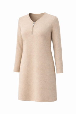 ITALY K (LARA) платье (оверсайз) - бежевый