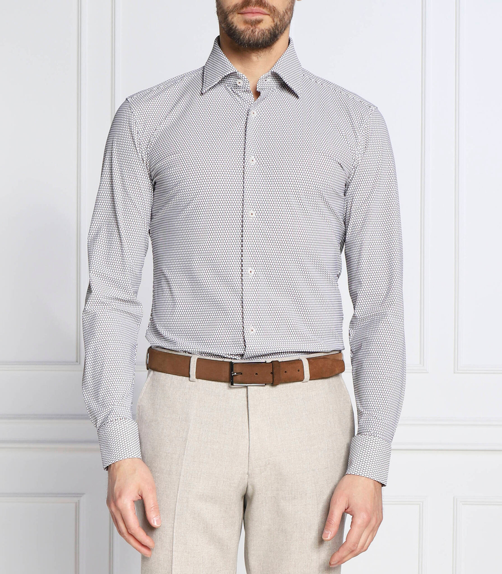 рубашка p-hank-kent-c1-222 BOSS BLACK - белый(50484266)