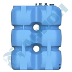 Емкость прямоугольная для дизельного топлива со сливом Анион 1000 л. прямоугольная (1300x650x1715см;синий) - арт.559438