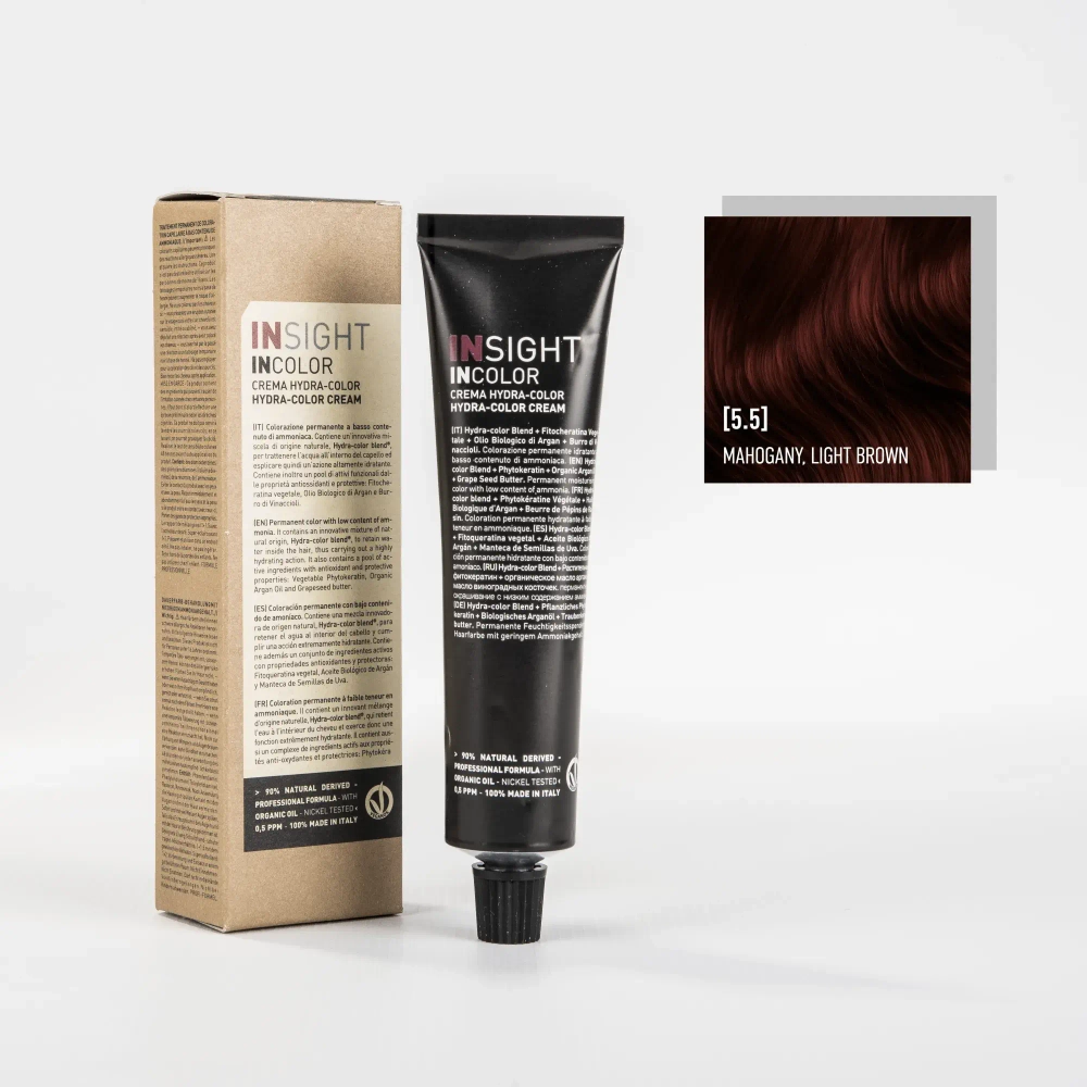 Краска для волос 5.5 махагоновый светло-коричневый INCOLOR INSIGHT PROFESSIONAL, 100 мл