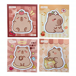 Блок для записи клейкая 7,5*8см. 30л. "Капибара" (Центрум)