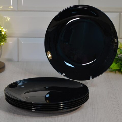 Набор тарелок десертных 6шт 19см "Norma nero" Prima Collection