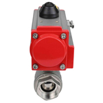 Stainless steel ball valve Elephant BVMP.316.230-ISO PSI914, body material - stainless steel AISI 316, ball material - stainless steel AISI 316, seal - PTFE, full port, threaded, double-acting pneumatic actuator Elephant DA