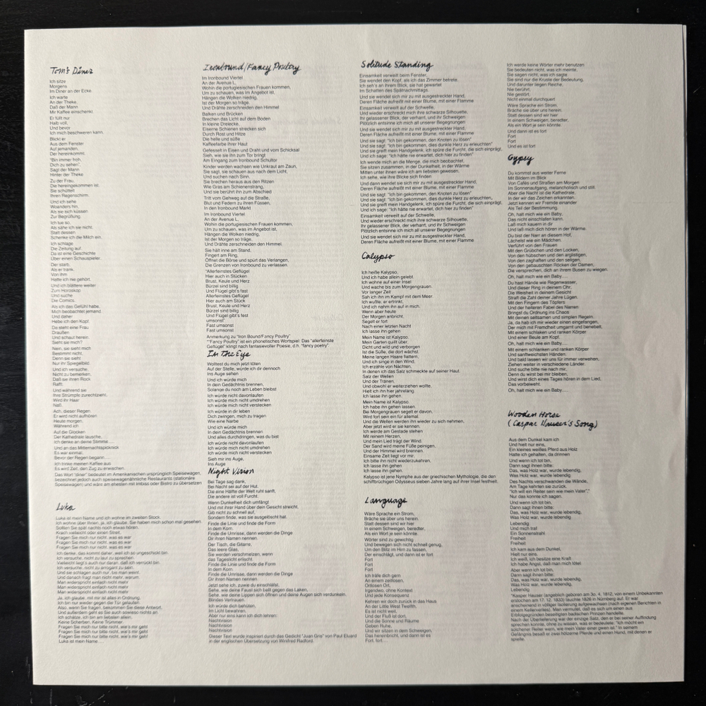 Suzanne Vega - Solitude Standing (Германия 1987г.)