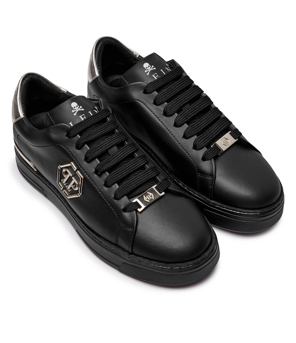 Кожаные кроссовки Hexagon Philipp Plein - черный(USC0676 PLE075N)