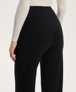 OYSHO Теплые брюки прямого кроя для беременных, черный