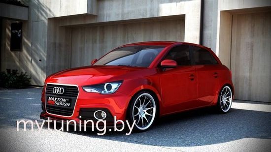 Сплиттер переднего бампера для Audi A1 8X