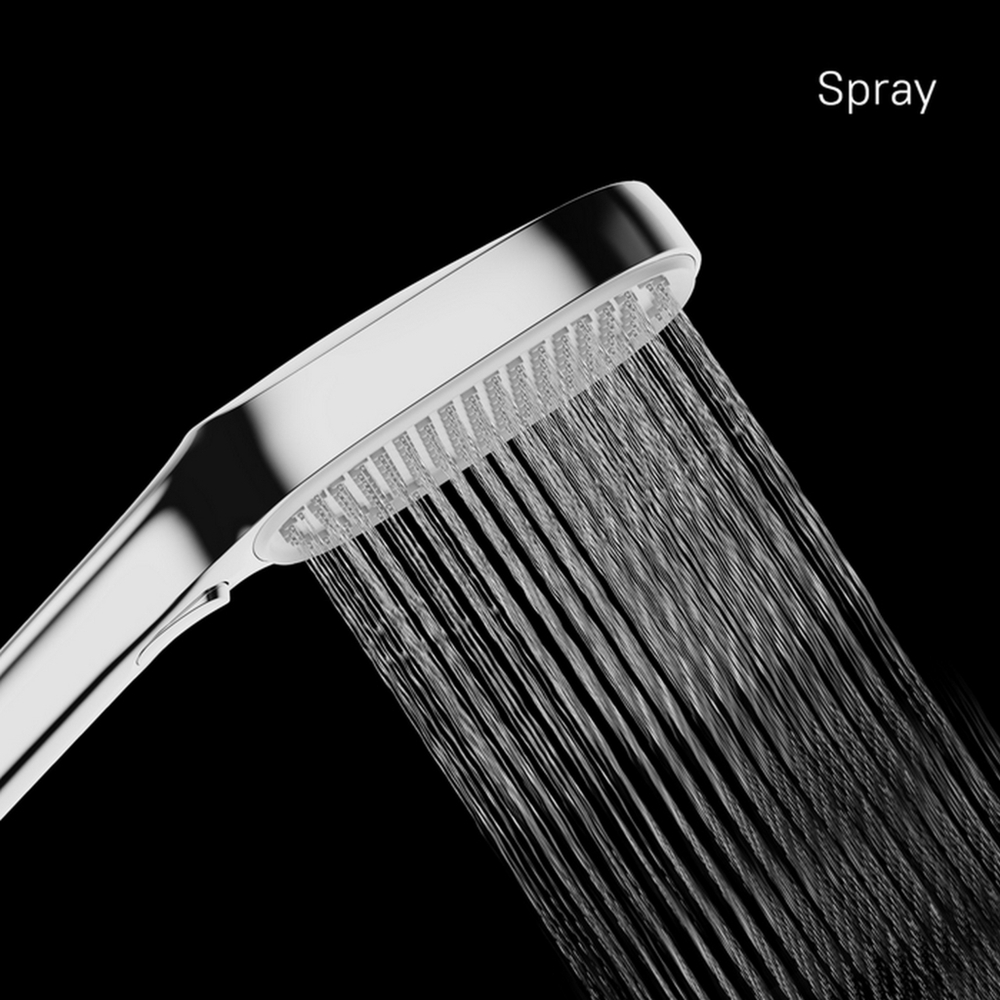 Лейка для душа Milardo ILS3FC0M18 "Ideal Spa" квадрат 120*120, 3 режима, ХРОМ, коробка