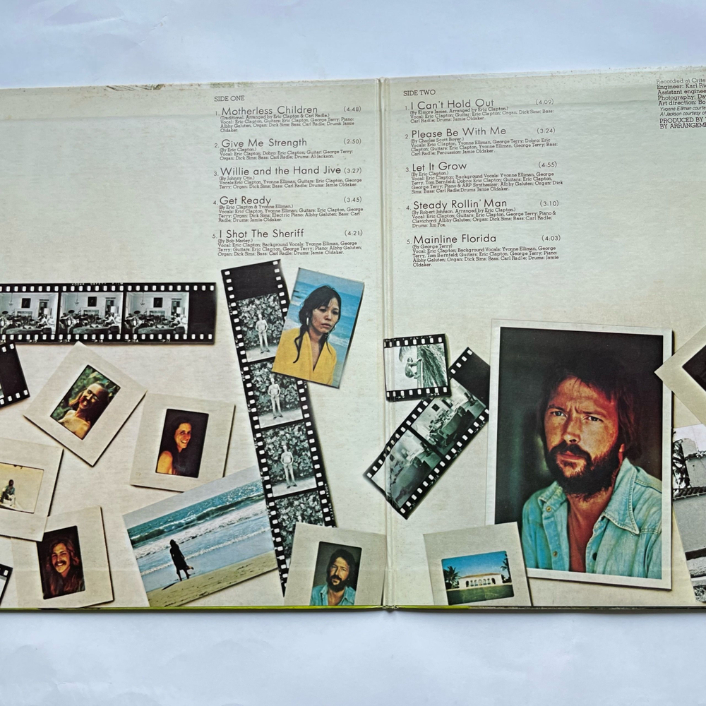 Винтажная виниловая пластинка LP Eric Clapton 461 Ocean Boulevard (Япония 1974) (Без Оби)
