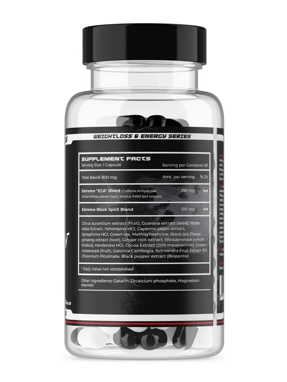 Жиросжигатель ExtremeDietSupps Black Spirit 60 капсул