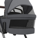 Детская коляска Maxi-Cosi Fame 3 в 1 с автокреслом CabrioFix Essential green Twillic Graphite/графит