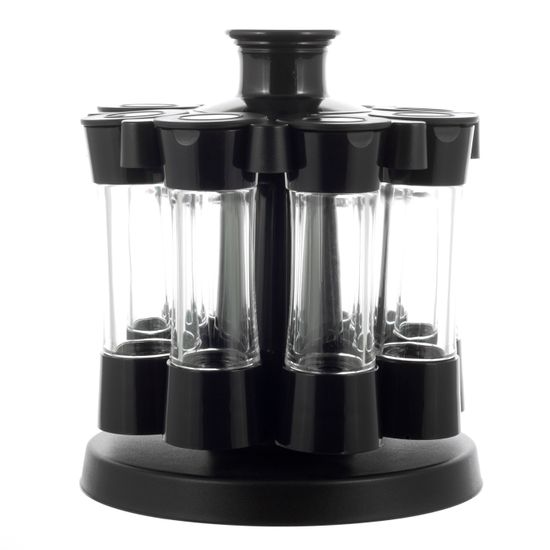 Набор ёмкостей для специй 8 шт. Kamille КМ-7051 на круглой подставке