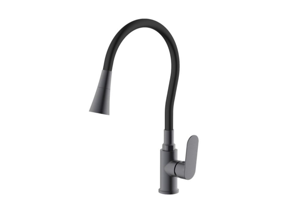 Смеситель для кухни SPLENKA ЗОЛОТОЙ САТИН / БЕЛЫЙ S41.43.09