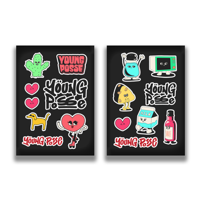Стикеры YOUNG POSSE concert mech