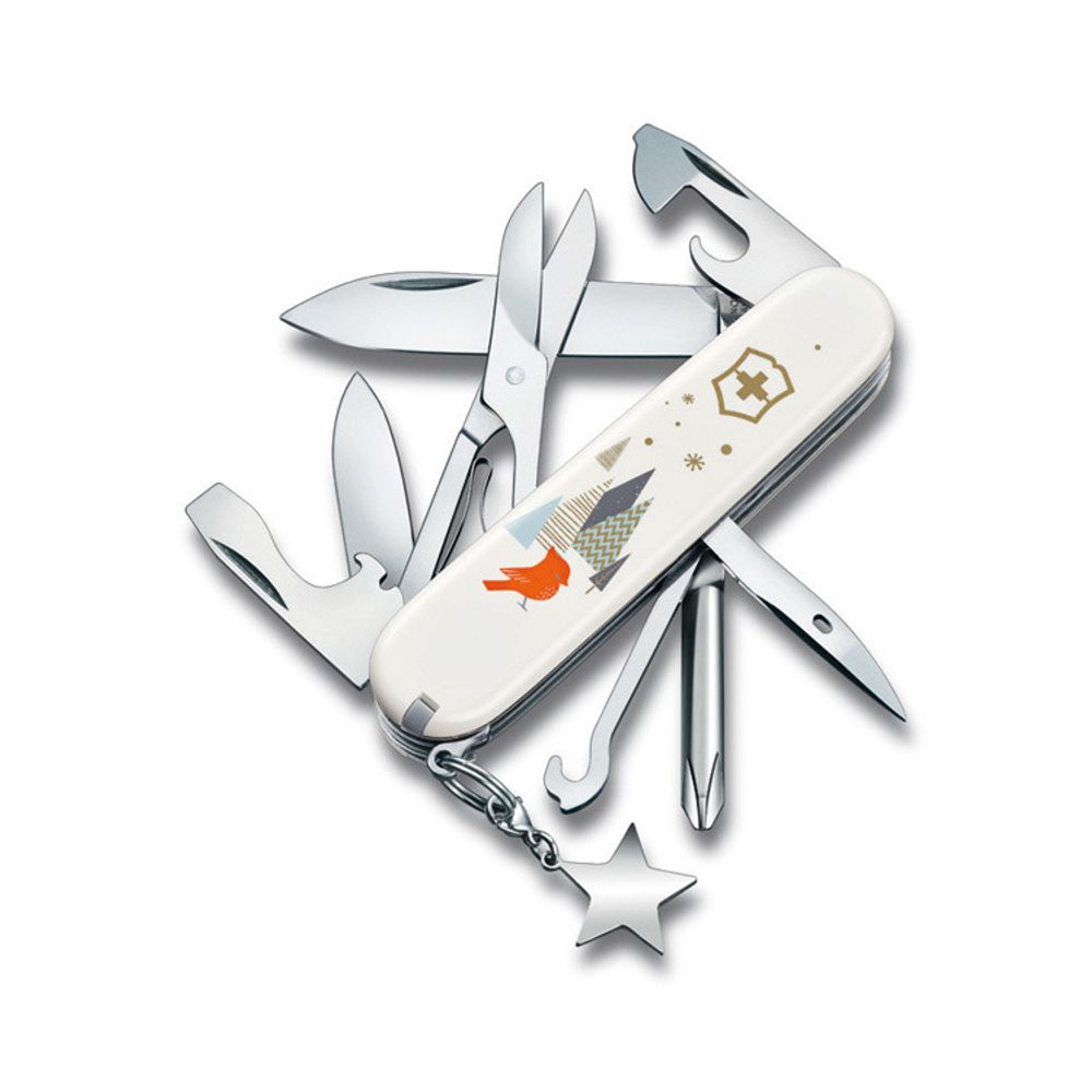 Нож Victorinox Super Tinker Winter Magic 14 функций (1.4703.7E1)