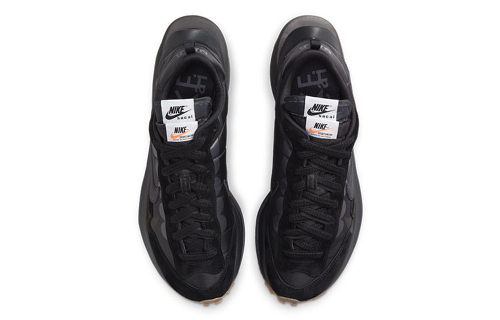 Кроссовки Sacai X Nike Vaporwaffle Black And Gum
