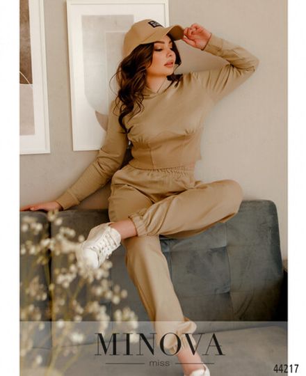 Костюм 2150-бежевый Minova Фото 2