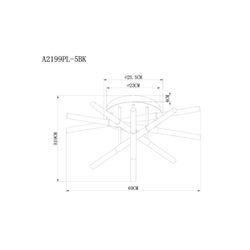 Потолочная люстра Arte Lamp