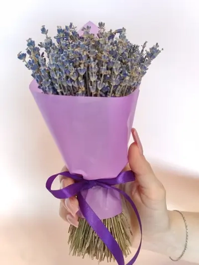 Лаванда букет сухоцвет
