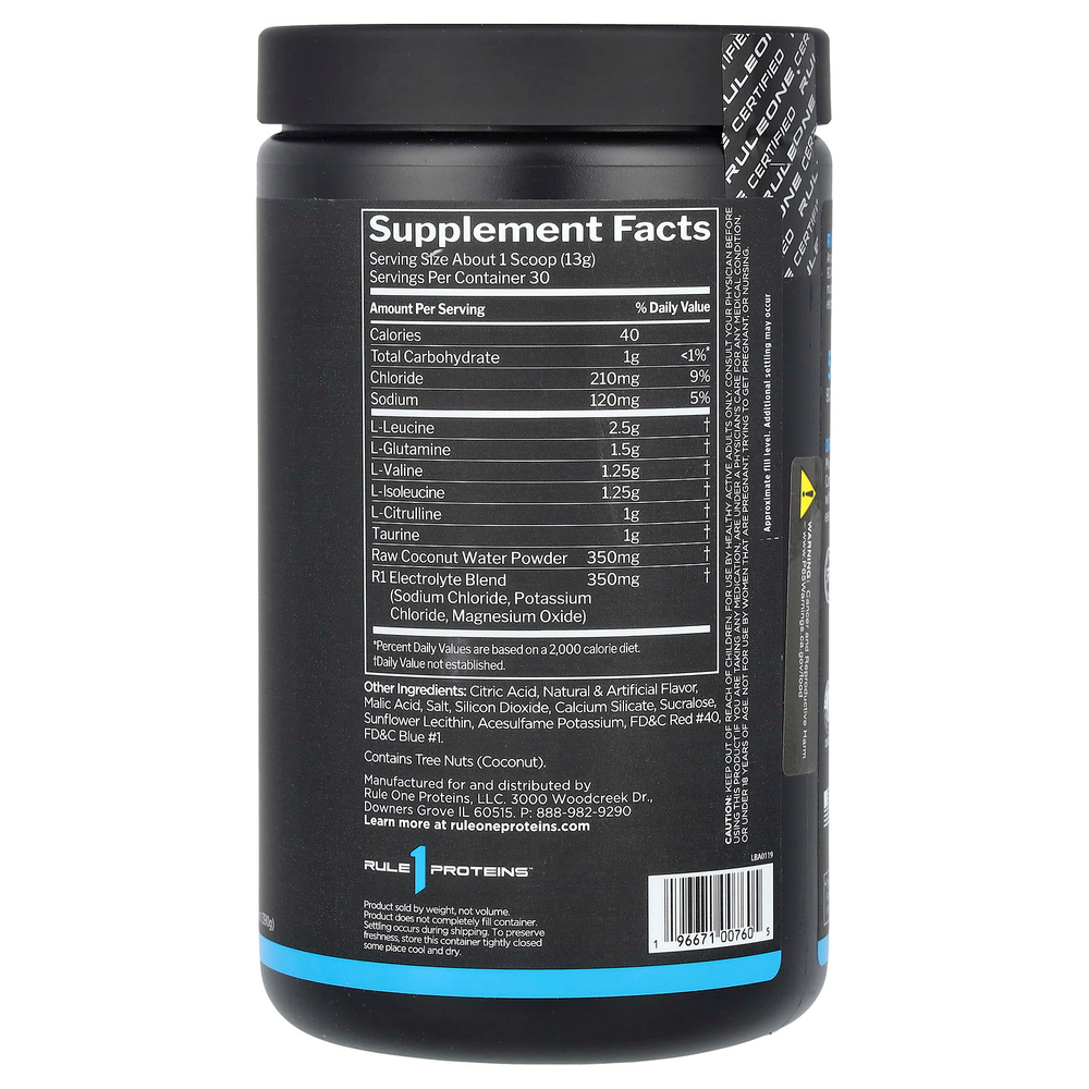 Rule One Proteins, Active BCAA, со вкусом винограда, 390 г (13,76 унции)