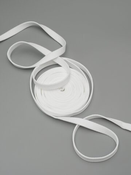 Туннельная лента белая бесшовная ширина 10 мм