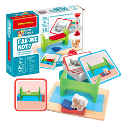 Детская настольная игра "Где же кот?"