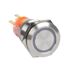 Кнопка S-Pro67 19 мм с фикс. с белой подсв. 24В EKF PROxima (20.00 шт.)